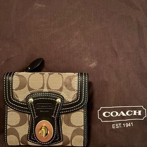Matching Coach purse and wallet